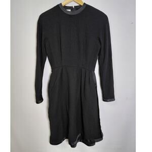 ALBERT NIPON Long Sleeve Dress Crew Neck Women see measurements